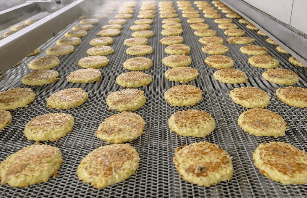 お好み焼製造ライン