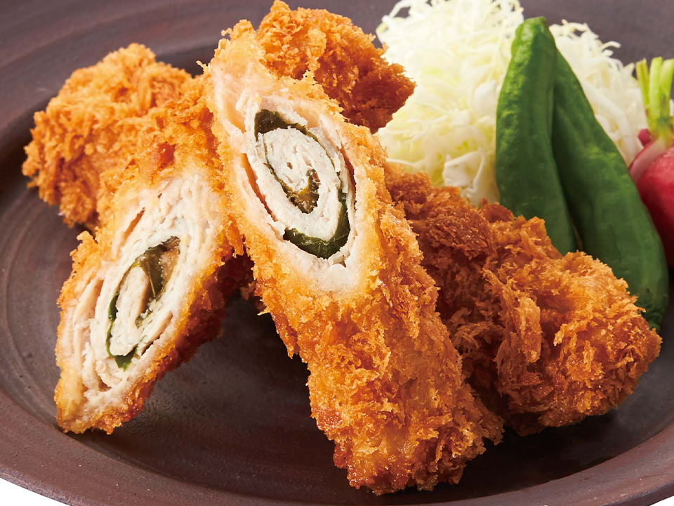 豚ロールカツ（梅しそ）