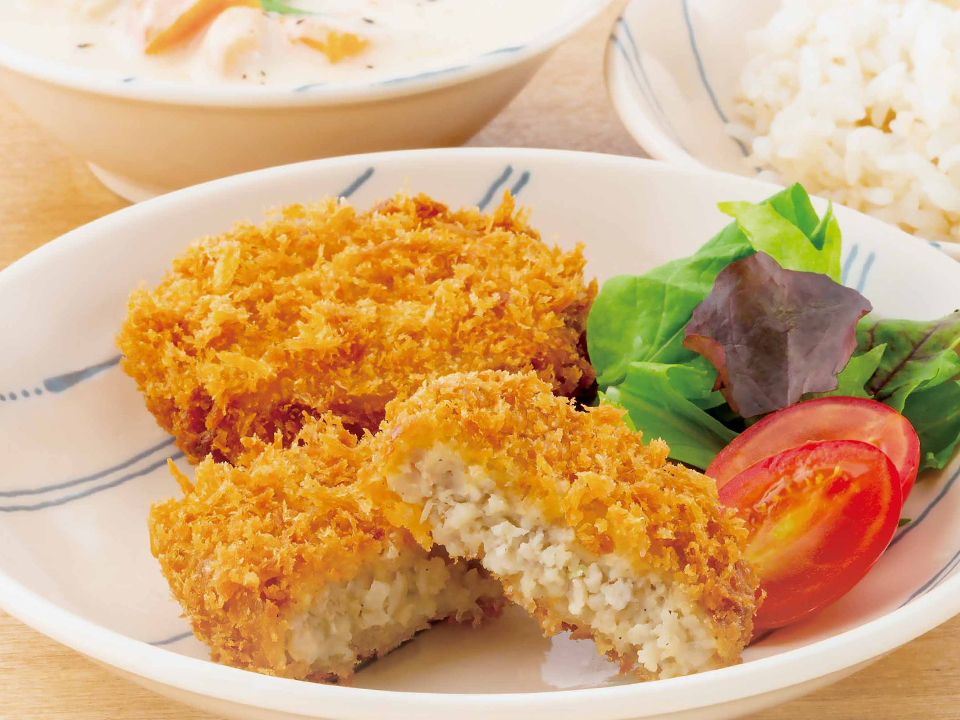 国産豚とさわやかチキンのミンチカツ